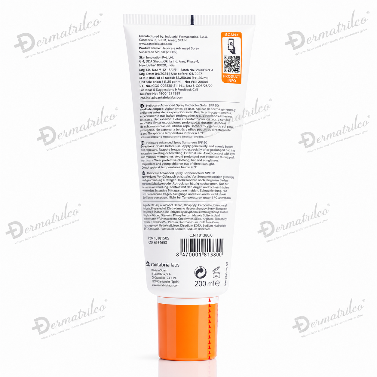 Heliocare Advanced Spray Sunscreen