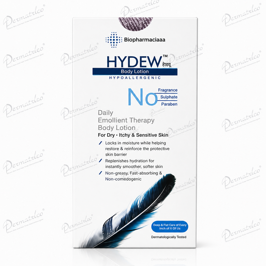 Hydew Hypoallergenic Body Lotion ( Dry-Itchy & Sensiteve Skin)
