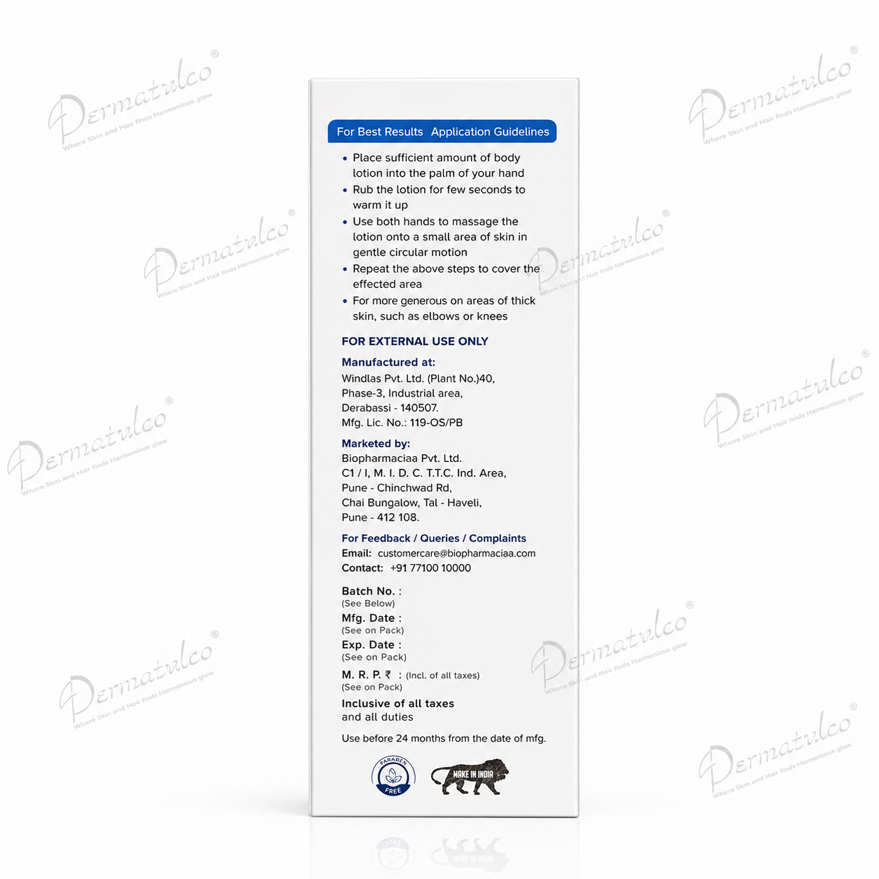 Hydew Hypoallergenic Body Lotion ( Dry-Itchy & Sensiteve Skin)