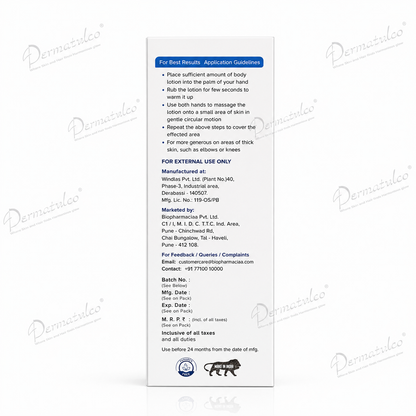 Hydew Hypoallergenic Body Lotion ( Dry-Itchy & Sensiteve Skin)