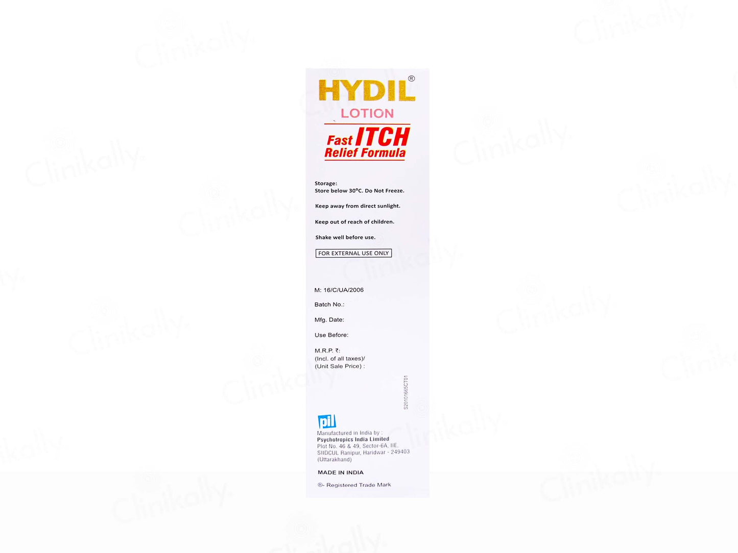 Hydil Itch Relief Lotion