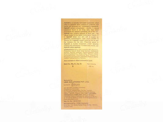 Hydrofil Emollient Lotion