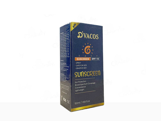D'Vacos Baby Sunscreen Spray SPF 15