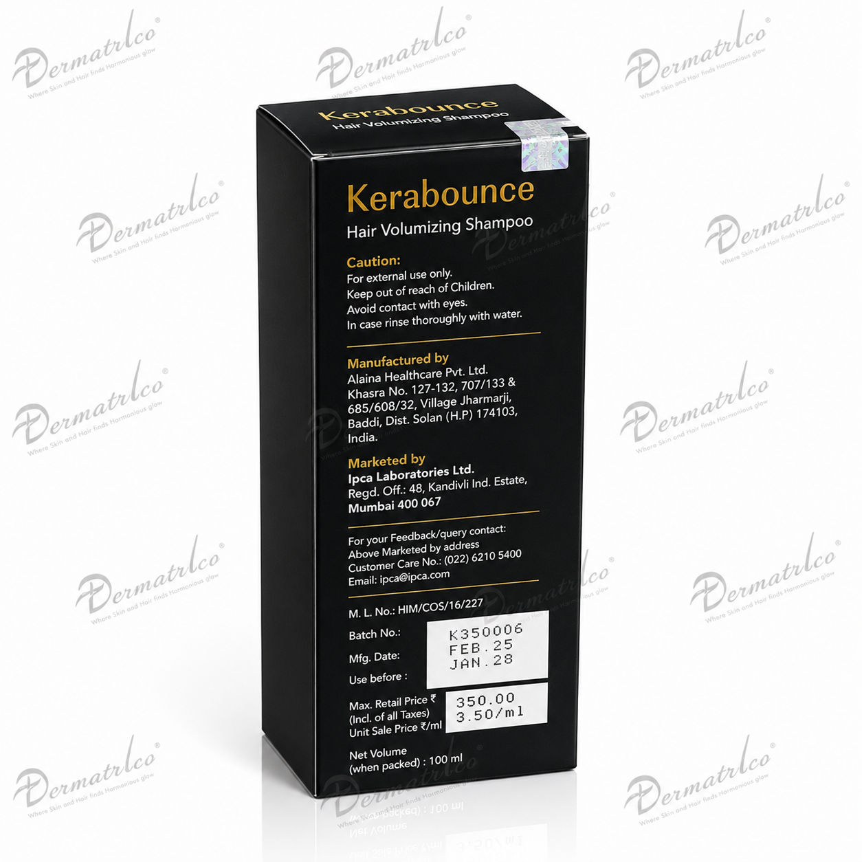 IPCA Kerabounce Hair Volumizing Shampoo