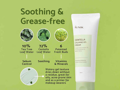 IUNIK Centella Calming Gel Cream