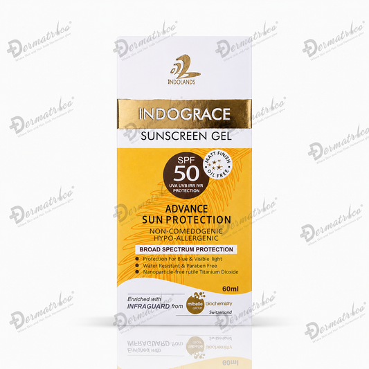 Indograce Advance Sun Protection Sunscreen Gel SPF 50
