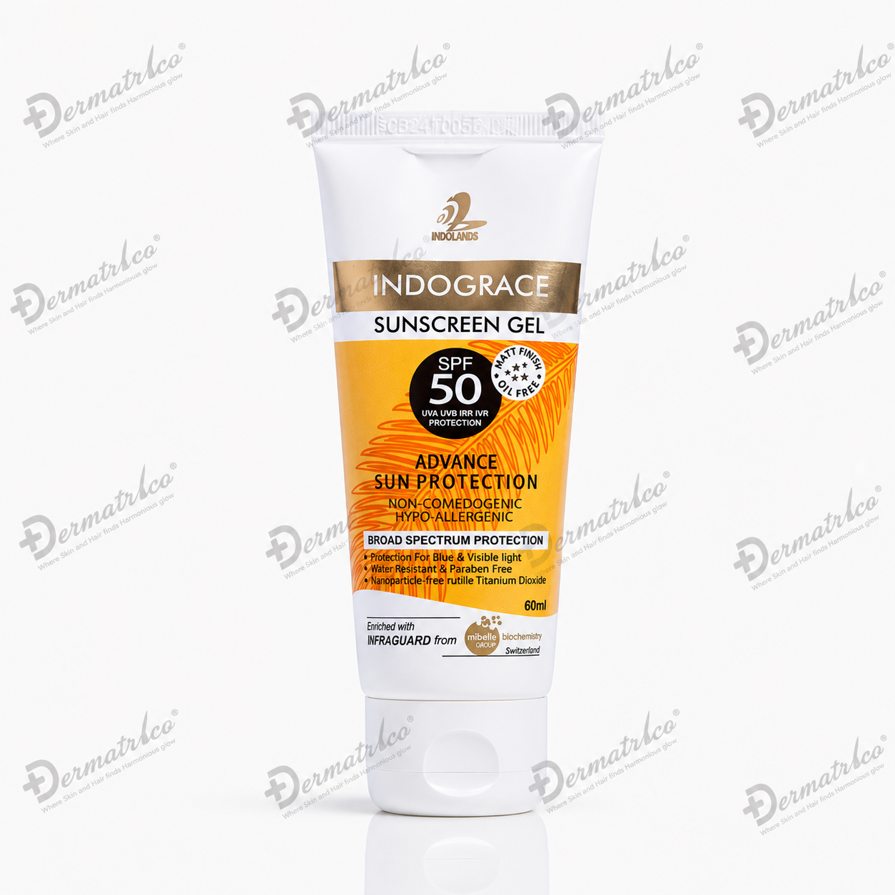 Indograce Advance Sun Protection Sunscreen Gel SPF 50