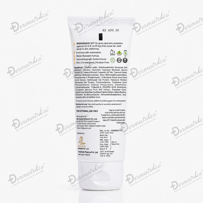 Indograce Advance Sun Protection Sunscreen Gel SPF 50
