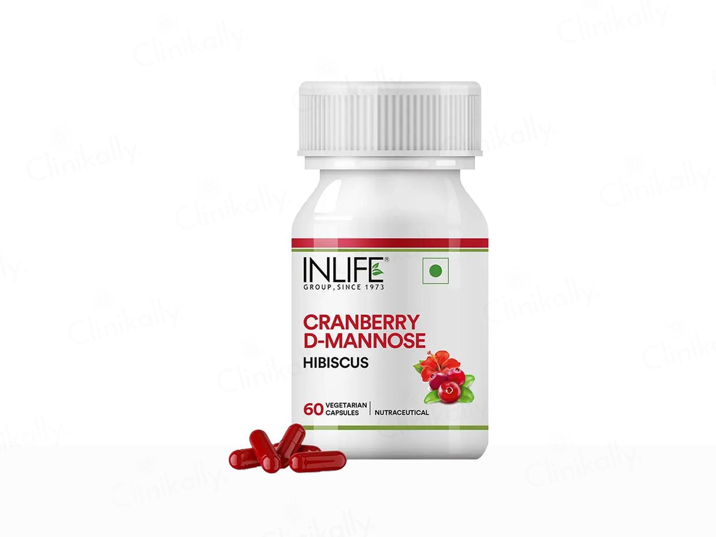 Inlife Cranberry & D-Mannose Hibiscus Vegetarian Capsule