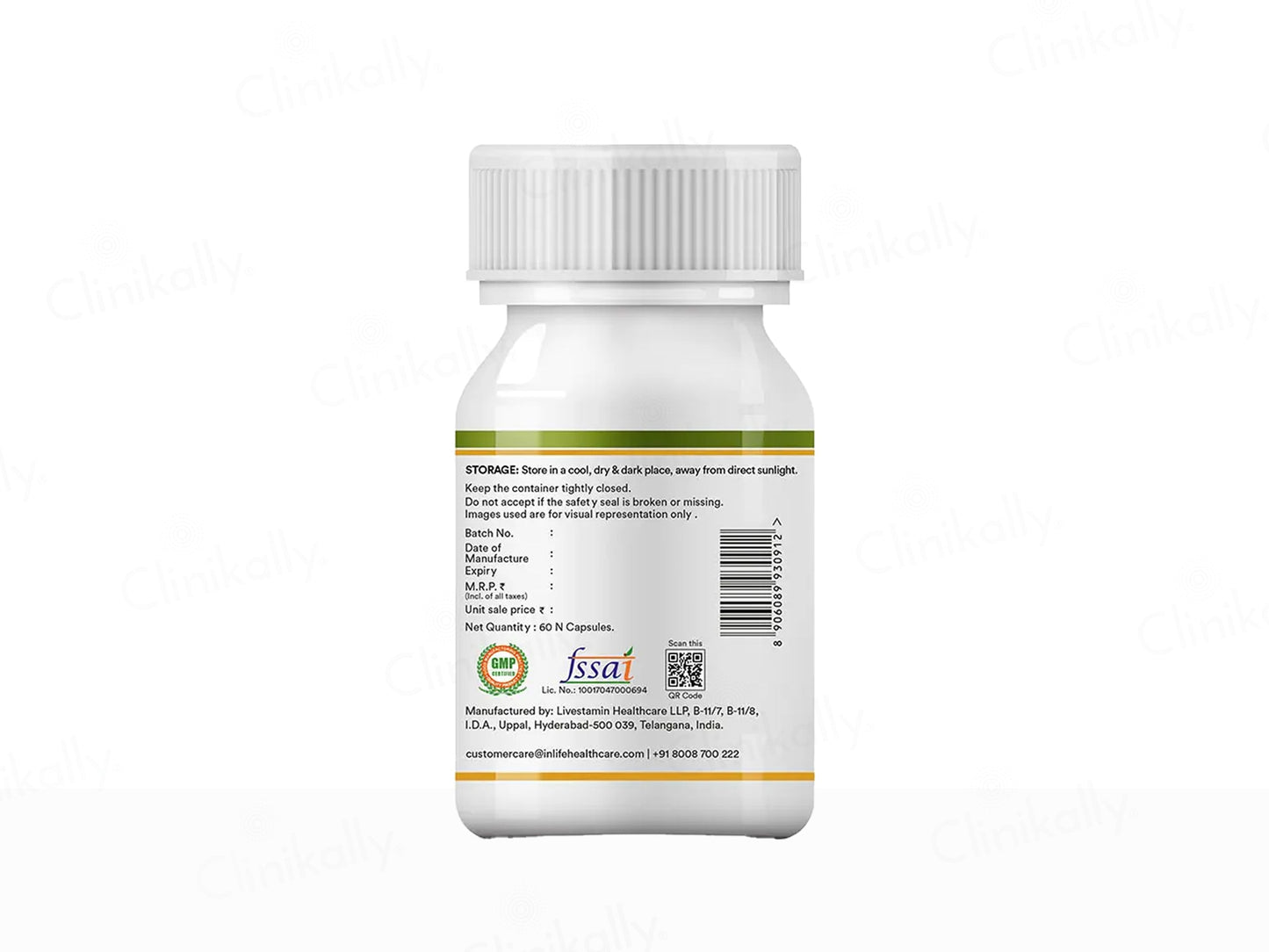 Inlife Ginkgo Biloba 120mg Vegetarian Capsule