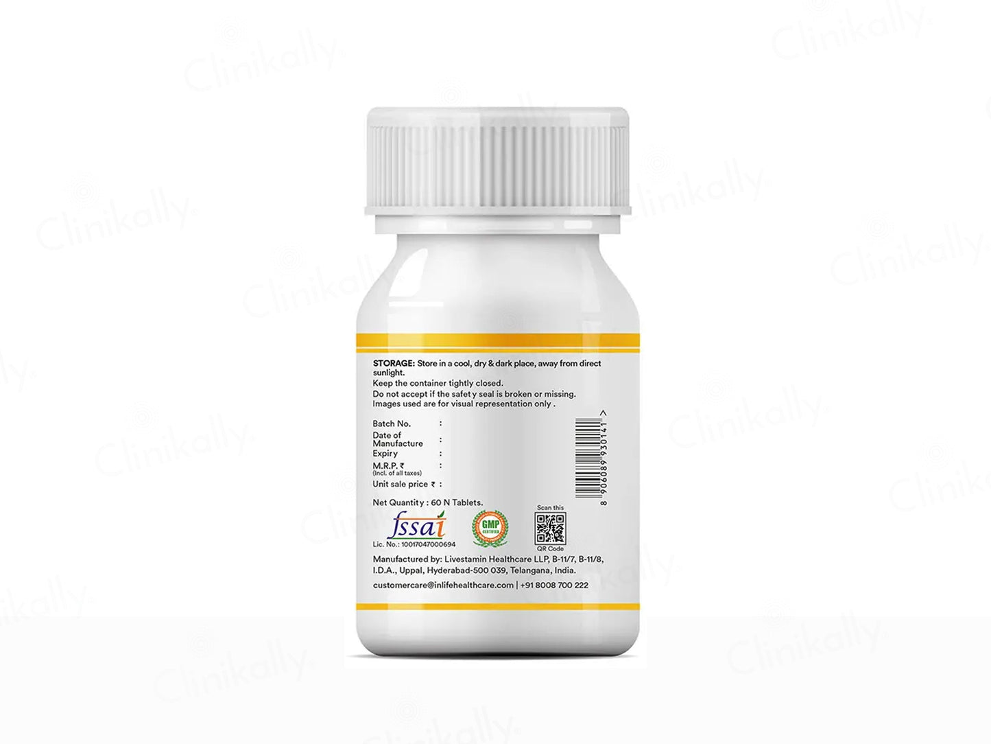 Inlife Glucosamine With MSM, Calcium & Vitamin D3 Nutraceutical Tablet