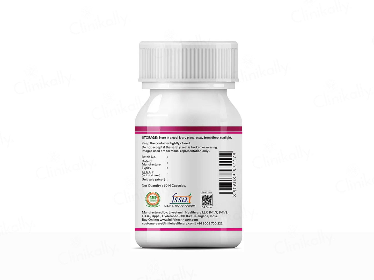 Inlife Multivitamin & Minerals Vegetarian Capsule For Women