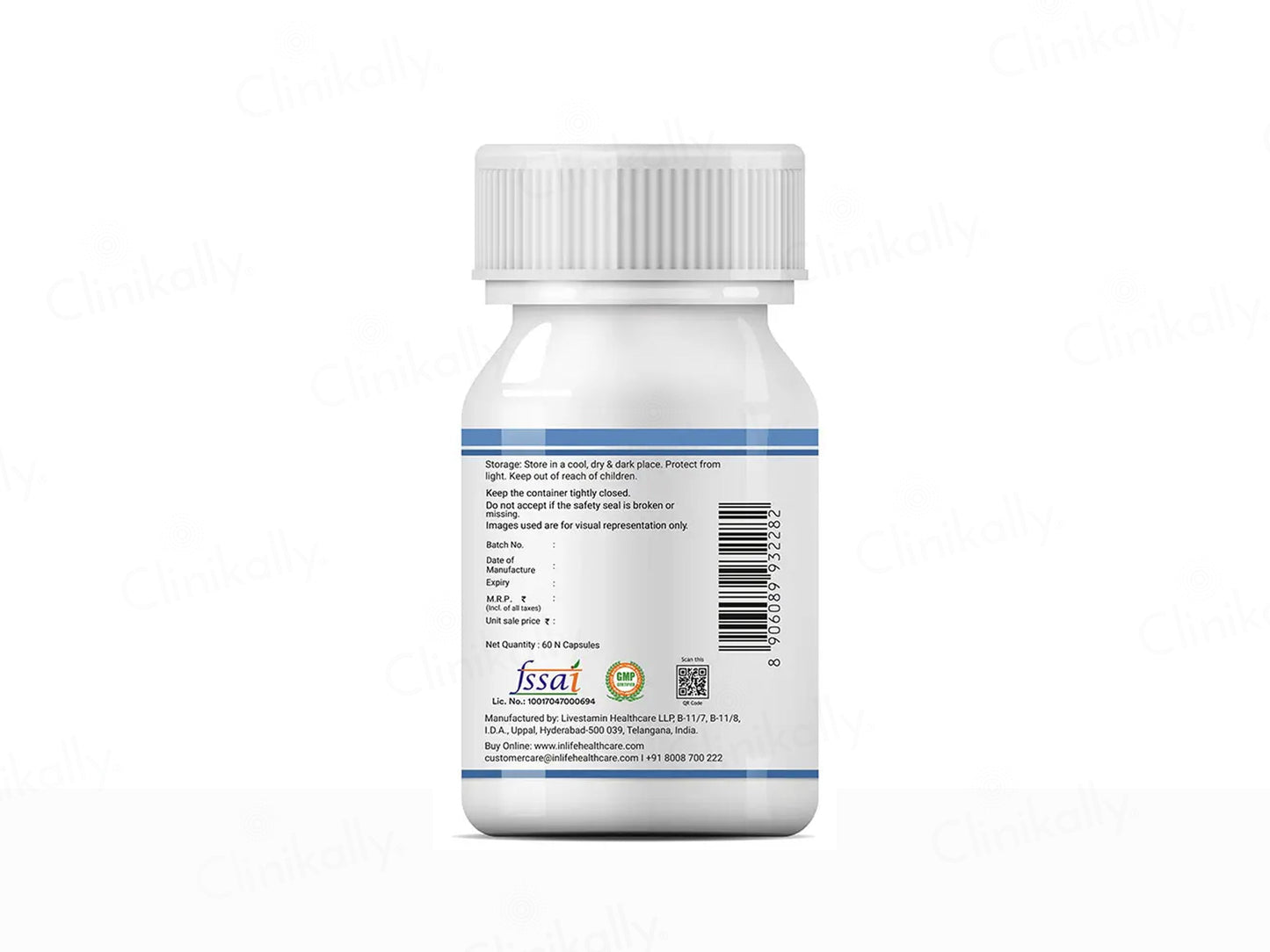 Inlife Probiotics Lacobacillus Acidophilus 5 Billion CFU Vegetarian Capsule