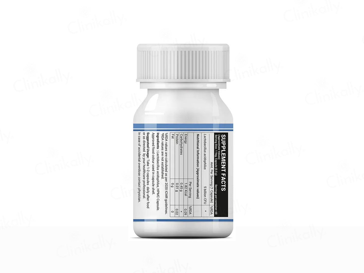 Inlife Probiotics Lacobacillus Acidophilus 5 Billion CFU Vegetarian Capsule