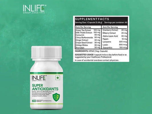 Inlife Super Antioxidants Nutraceutical Vegetarian Capsule