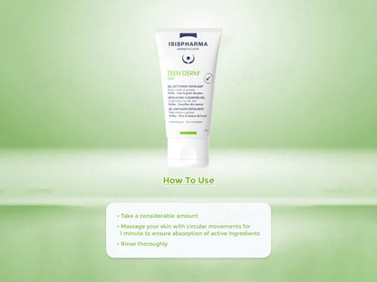 Isispharma Teen Derm Exfoliating Cleansing Gel