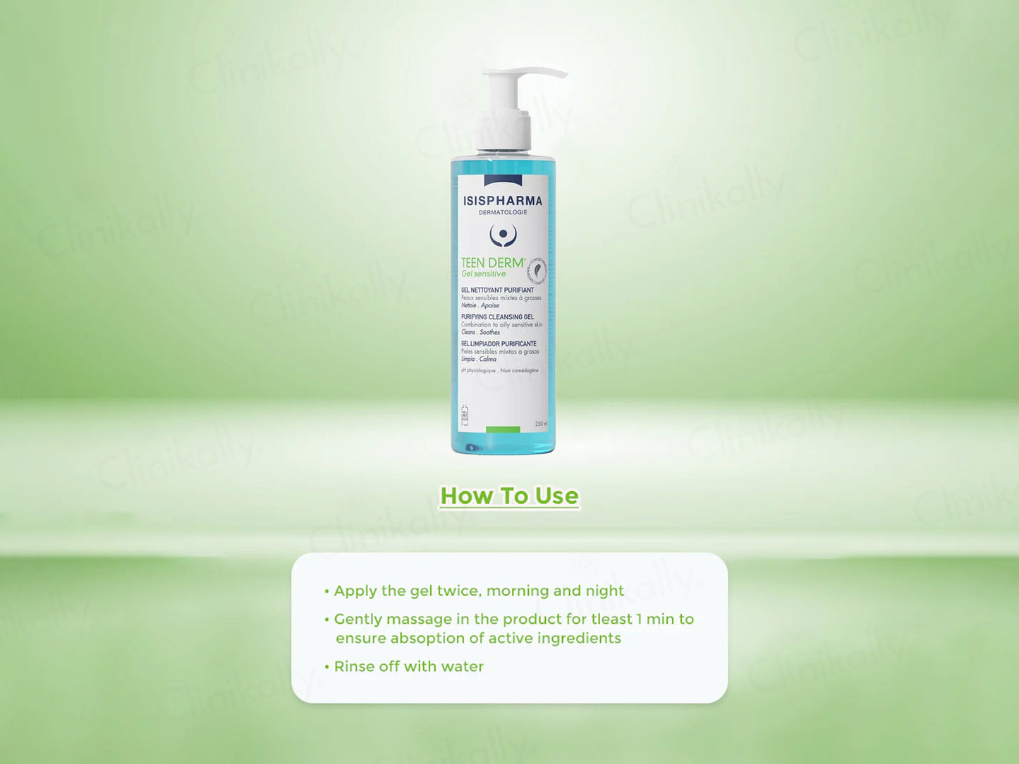 Isispharma Teen Derm Sensitive Purifying Cleansing Gel