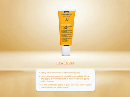 Isispharma UVE Block Dry Touch Ultra-Fluid Sunscreen SPF 50+ PA++++