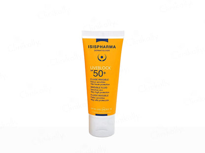 Isispharma UVE Block Invisible Fluid Sunscreen SPF 50+ PA++++