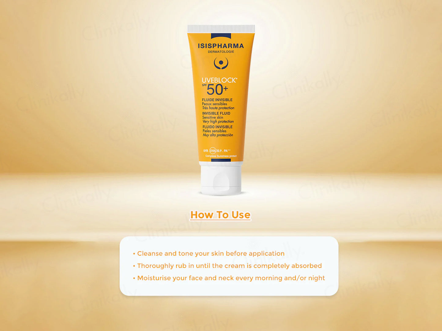 Isispharma UVE Block Invisible Fluid Sunscreen SPF 50+ PA++++
