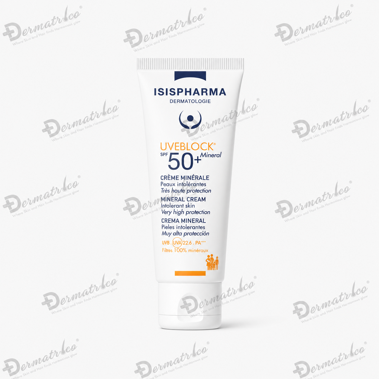 Isispharma UVEBLOCK Mineral Cream Sunscreen SPF 50+ PA++++