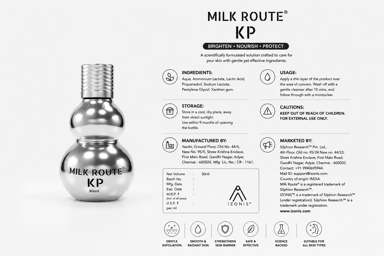 Izonis Milk Route® KP Peel