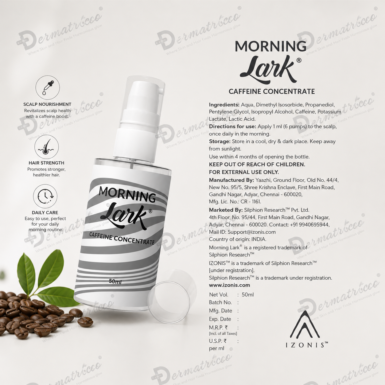 Izonis Morning Lark® Caffeine Concentrate