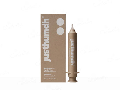 Justhuman Microshots™ AgeDefying Peptide⁶ Cream with Peace Mask