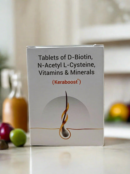 Keraboost Tablet | Reduce hair fall Facilitates the growth of new hair