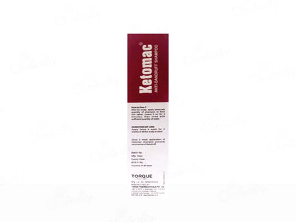 Ketomac Dandruff Treatment Shampoo