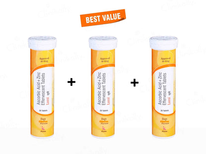 Lussi Effervescent Tablet - Zingy Citrus Flavour