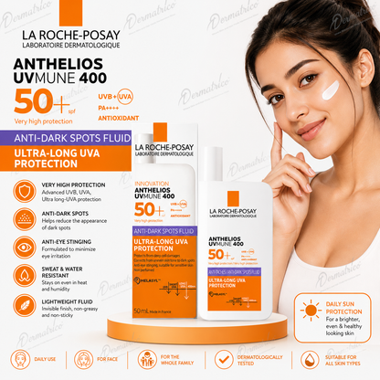 La Roche-Posay Anthelios UVMune 400 Anti-Dark Spots Fluid Sunscreen 50+ PA++++