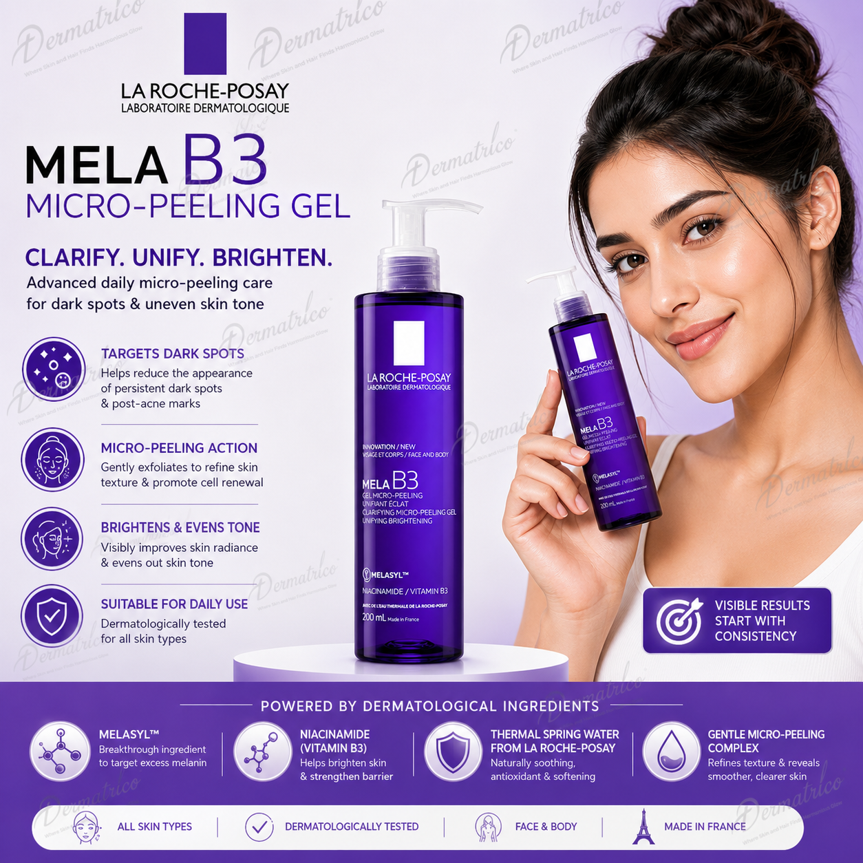La Roche-Posay Mela B3 Micro-Peeling Gel Cleanser