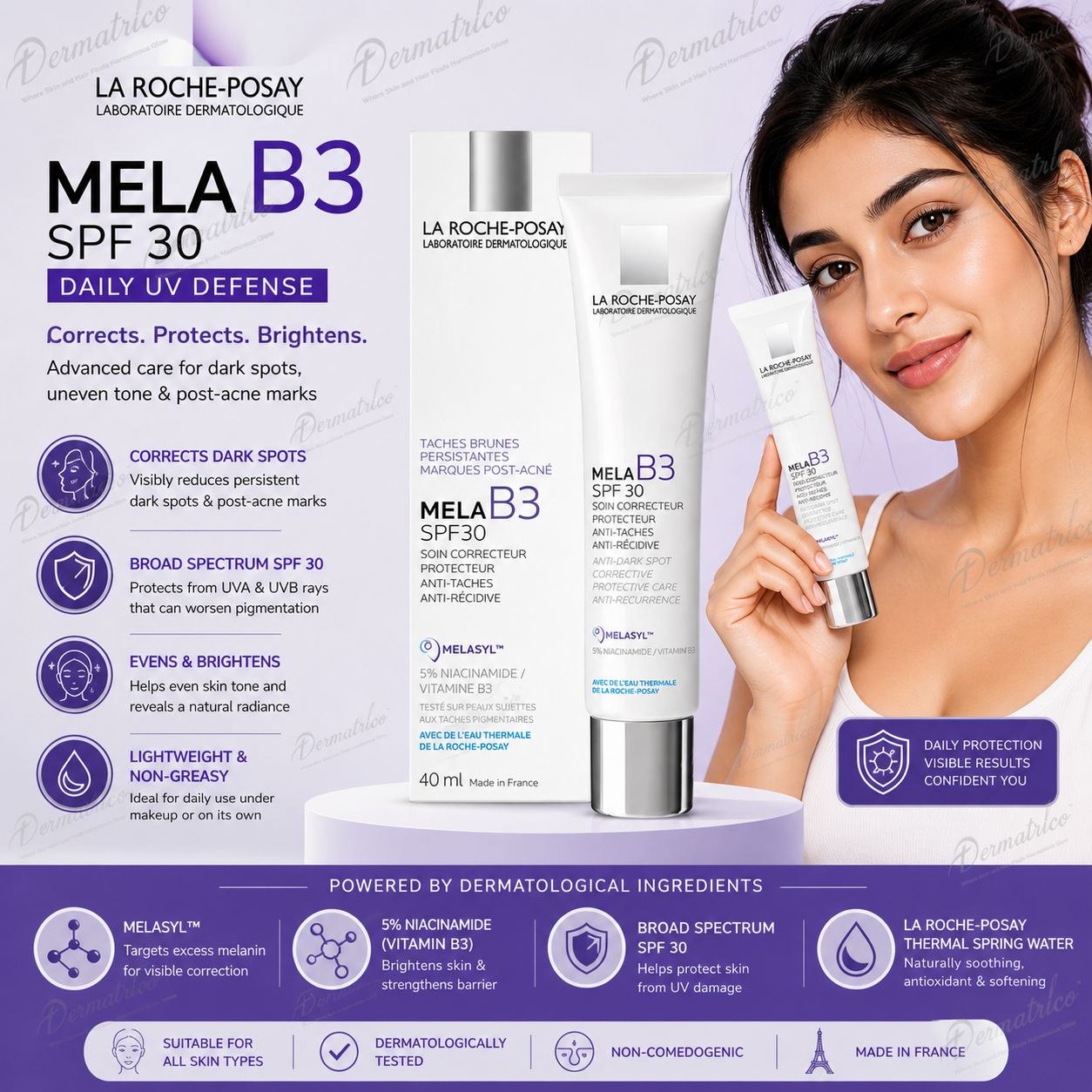 La Roche-Posay Mela B3 SPF 30 Moisturising Cream