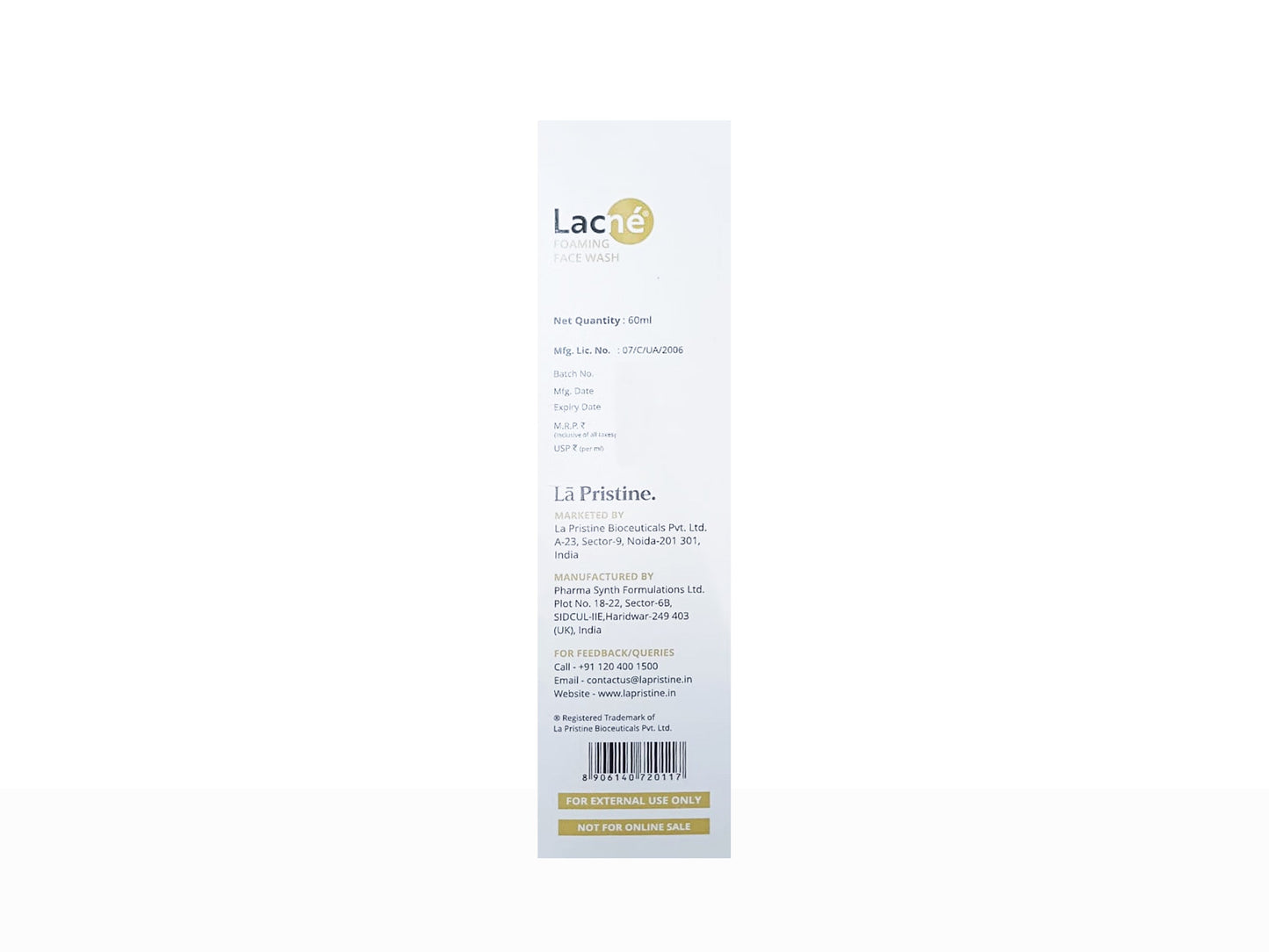 Lacne Foaming Face Wash