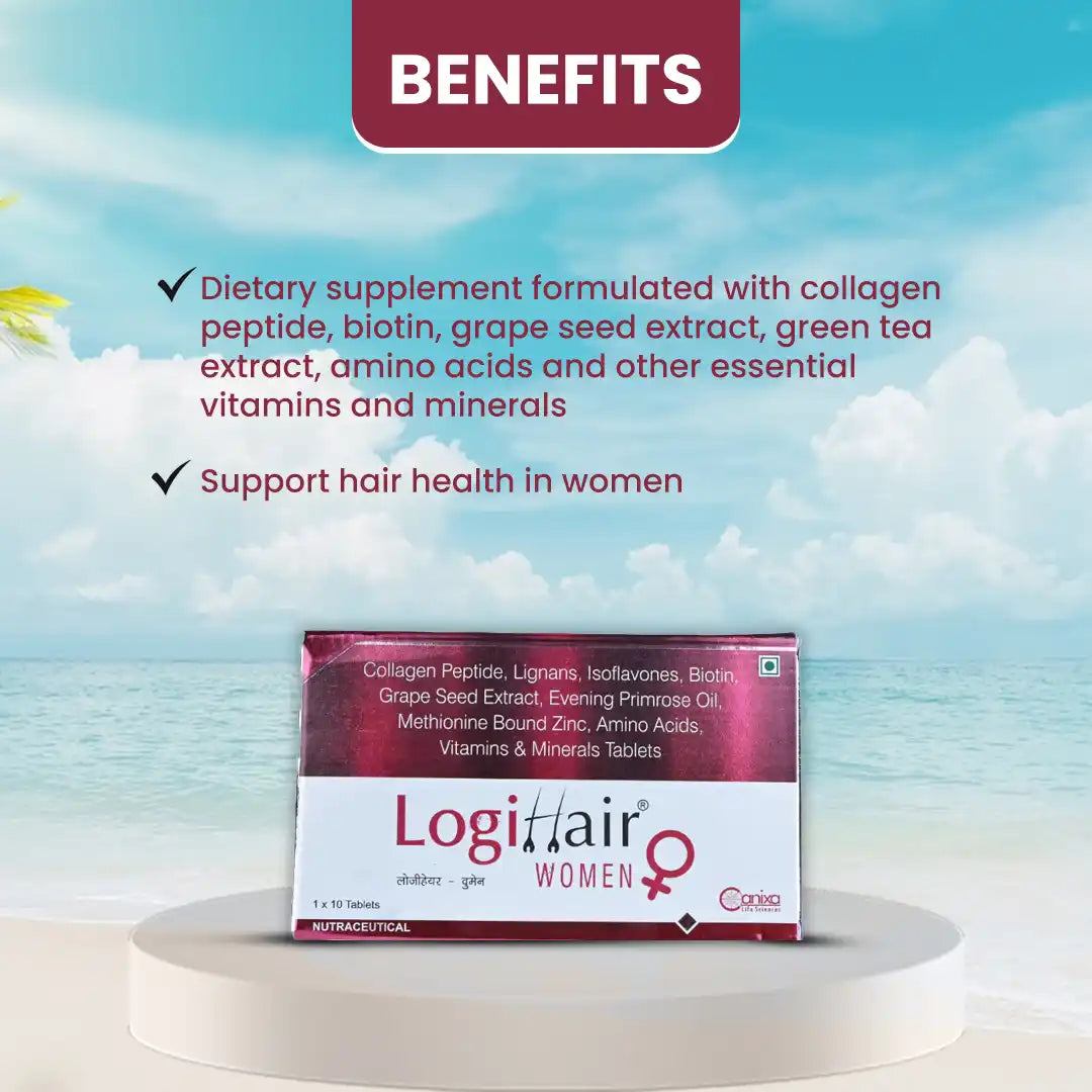 Long Hair Women Prevent Hair Loss And Strengthens Hair Strands | 30 Tablets