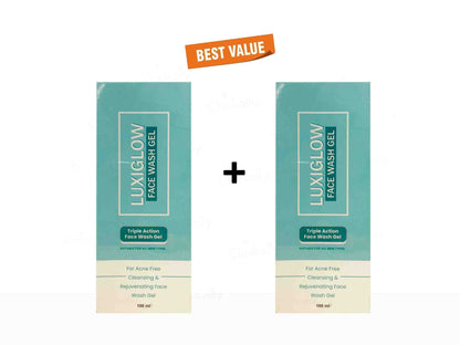 Luxiglow Triple Action Face Wash Gel