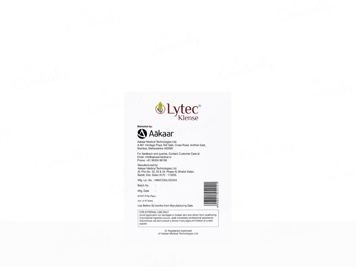Lytec Klense Biotec Face Cleansing Kit