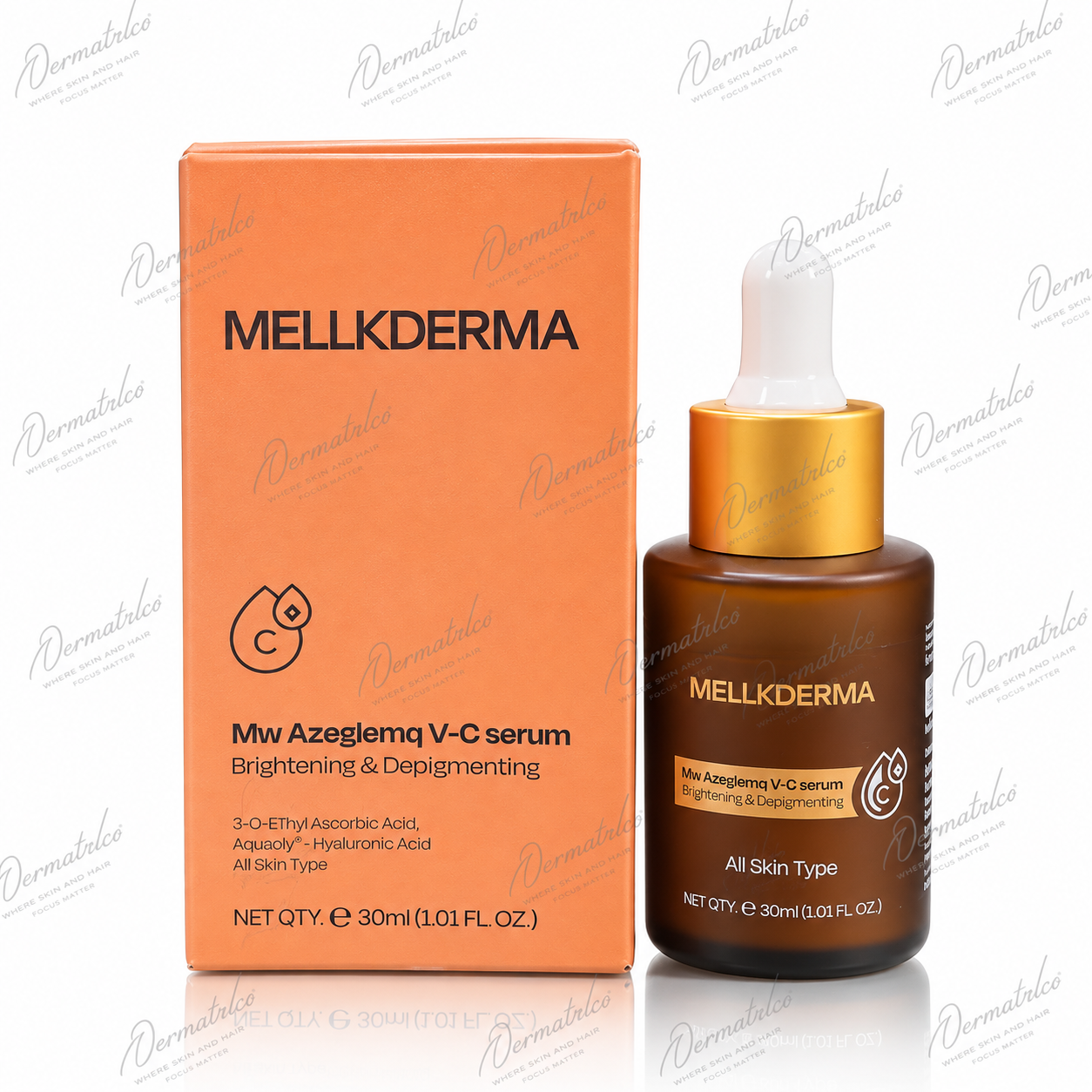 MELLKDERMA Mw Azeglemq V-C Skin Brightening  serum