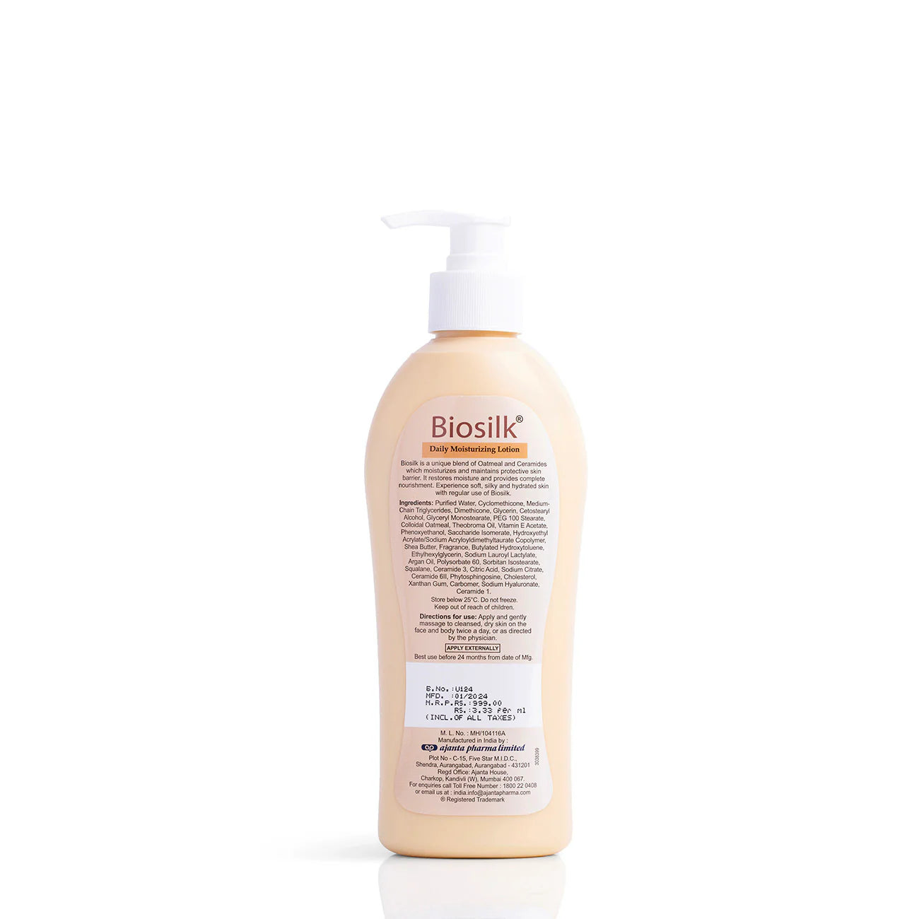 Biosilk Daily Moisturizing Lotion Deeply hydrates and nourishes for soft, silky