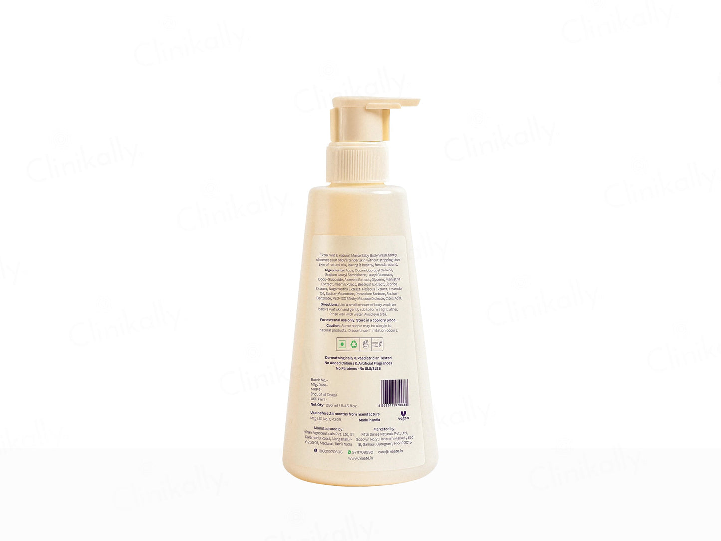 Maate Beetroot and Manjistha Baby Body Wash For Radiant & Healthy Skin