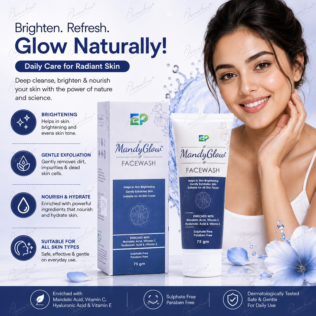 Mandyglow Skin Brightening Facewash