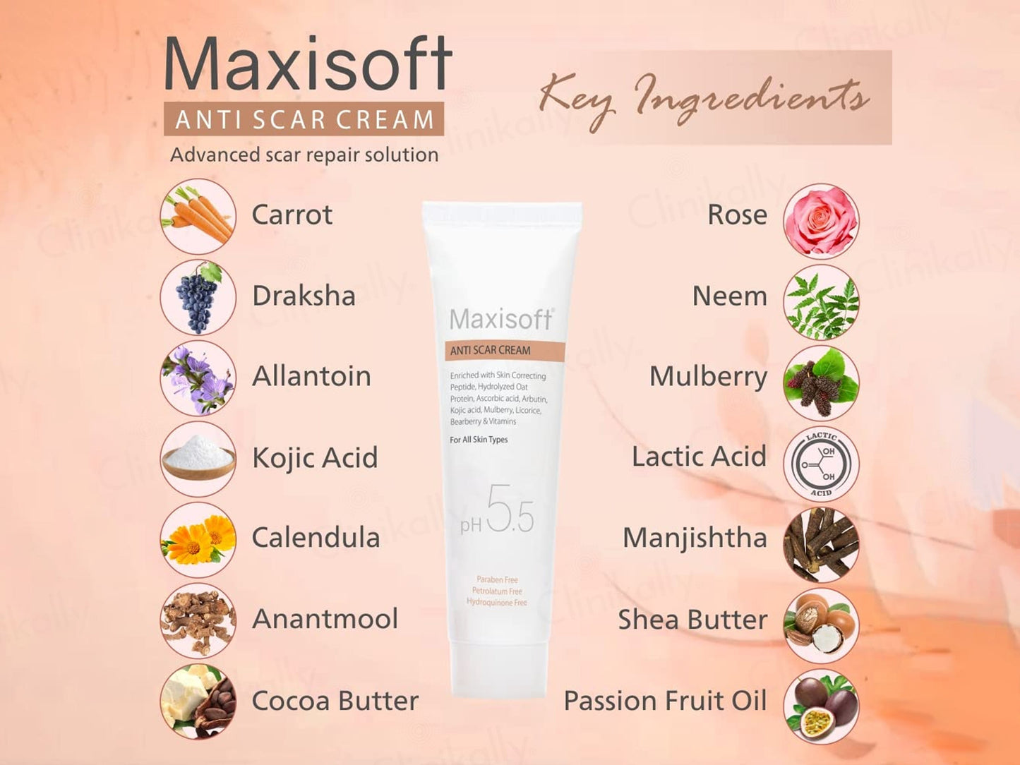 Maxisoft pH 5.5 Anti Scar Cream