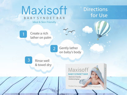 Maxisoft pH 5.5 Baby Bathing Bar