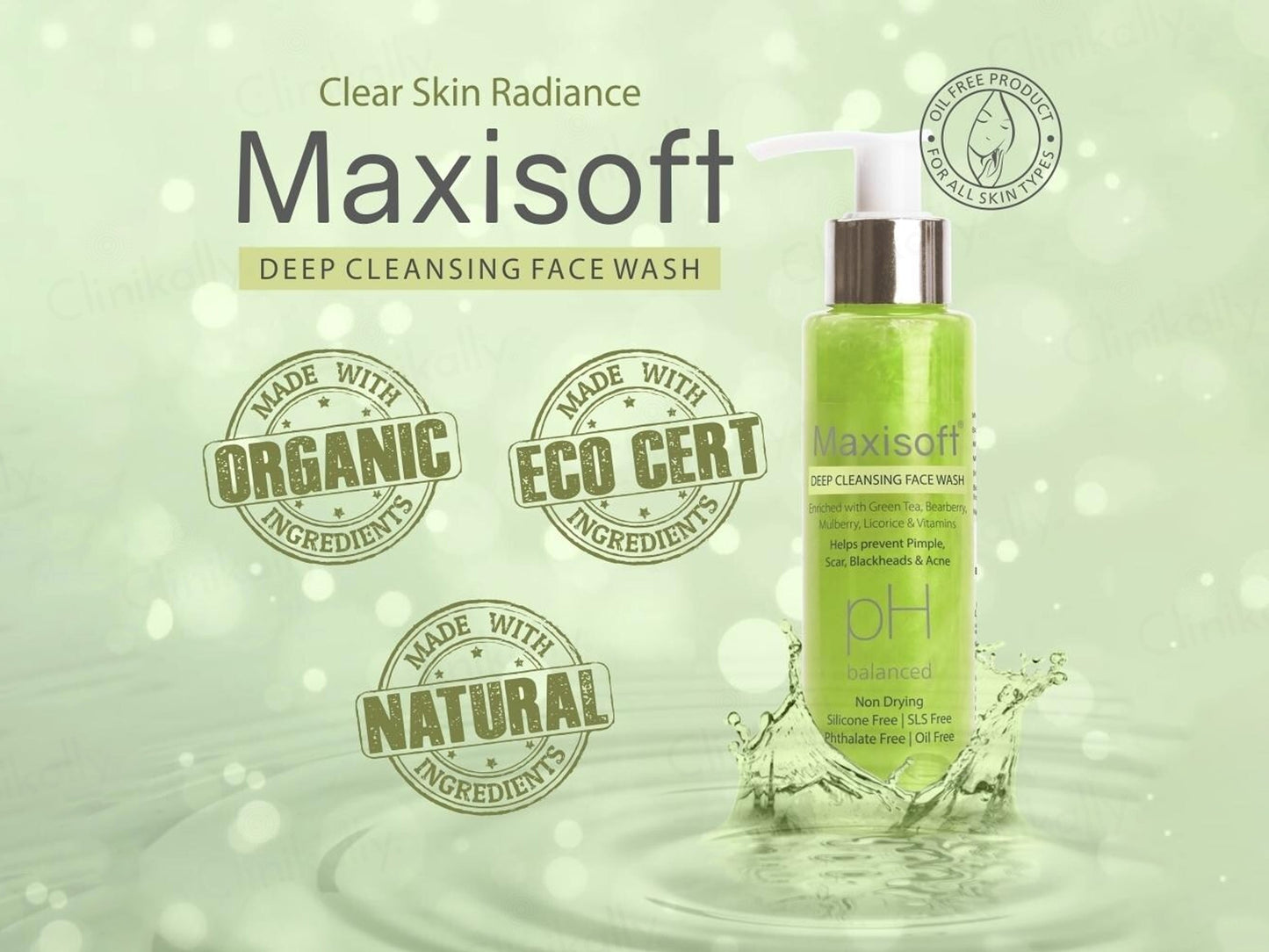 Maxisoft pH Balanced Deep Cleansing Face Wash