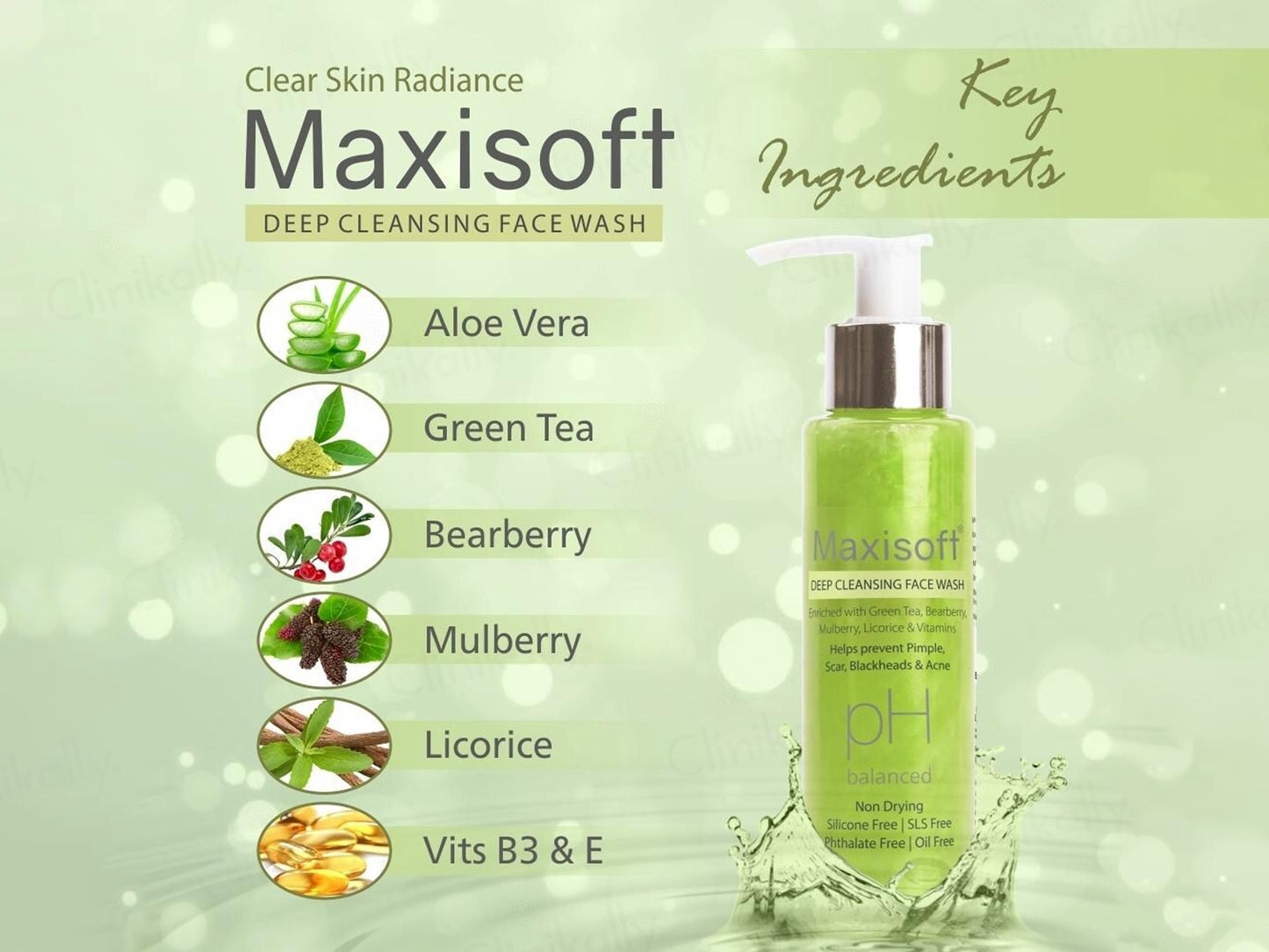 Maxisoft pH Balanced Deep Cleansing Face Wash
