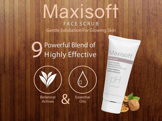 Maxisoft pH Balanced Face Scrub