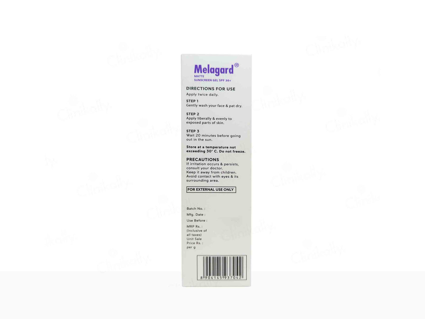 Melagard Matte Sunscreen Gel SPF 30+ PA+++