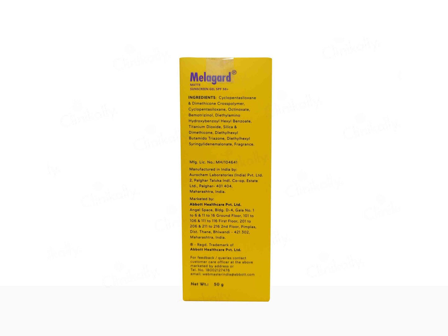 Melagard Matte Sunscreen Gel SPF 50+ PA+++