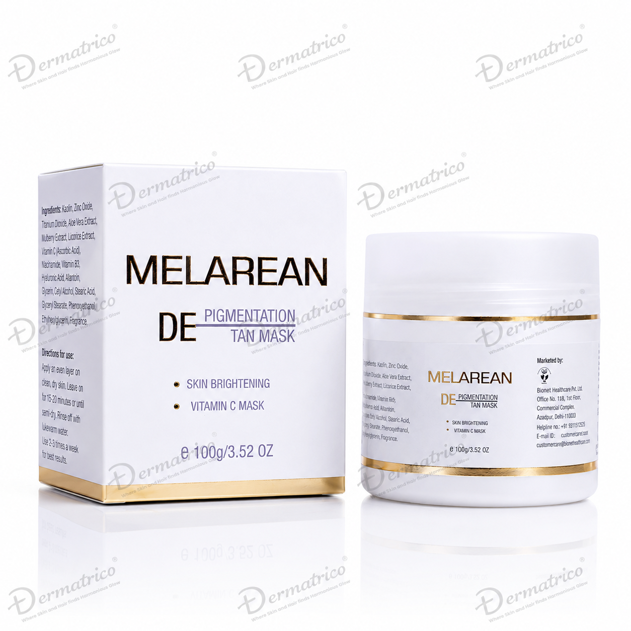Melarean De Pigmentation - Tan Mask